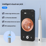 NNEDSZ Blue Smart Visual Ear Cleaning Stick with 1080P Camera and Rechargeable Battery