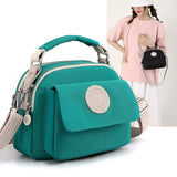 NNEDSZ Red Compact Nylon Crossbody Bag - Stylish and Versatile Shoulder Purse