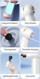 NNEDSZ LC-005-Pink Portable Mini Massage Gun - Quiet Muscle Massager with 6 Speeds