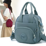 NNEDSZ Coffee Mini Waterproof Nylon Backpack - Lightweight Casual Crossbody Bag
