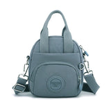 NNEDSZ Deep Teal Mini Waterproof Nylon Backpack - Lightweight Casual Crossbody Bag