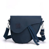 NNEDSZ Blue Compact Nylon Crossbody Shoulder Bag - Stylish and Lightweight Sling Purse