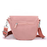 NNEDSZ Purple Compact Nylon Crossbody Shoulder Bag - Stylish and Lightweight Sling Purse