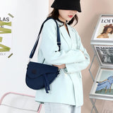 NNEDSZ Apricot Compact Nylon Crossbody Shoulder Bag - Stylish and Lightweight Sling Purse