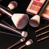 NNEDSZ 2PCS HG Flat Foundation Brush - 116mm  Professional Makeup Brush  - High-Quality Synthetic and Animal Hair Brushes