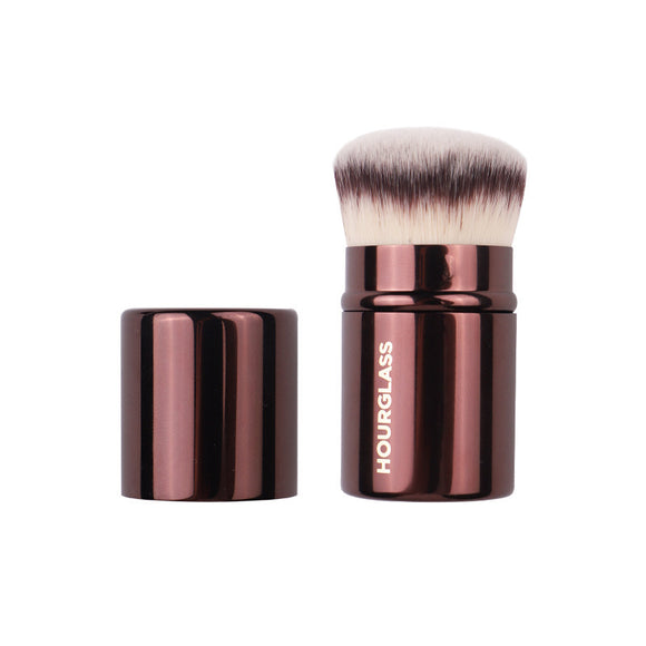 NNEDSZ 2PCS HG Short Retractable Brush - 116mm  Professional Makeup Brush  - High-Quality Synthetic and Animal Hair Brushes