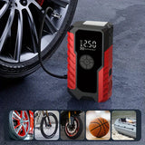 NNEDSZ GL901  6-in-1 Portable Jump Starter and Air Inflator with LED Display - Multi-Function Emergency Power Pack
