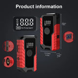 NNEDSZ GL901  6-in-1 Portable Jump Starter and Air Inflator with LED Display - Multi-Function Emergency Power Pack