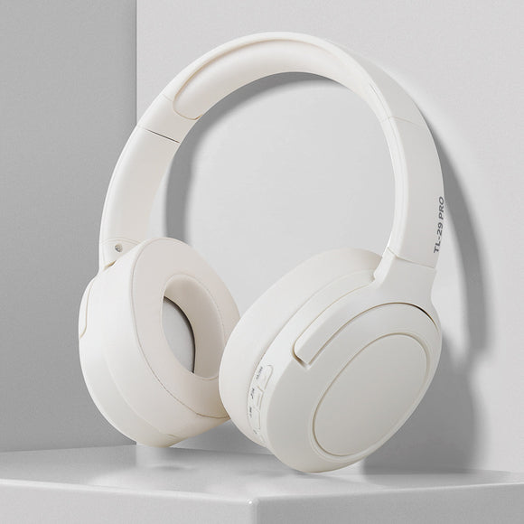 NNEDSZ Apricot TL-29 PRO Wireless & Wired Over-Ear Bluetooth Headphones - Comfortable and Versatile