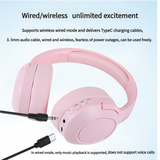 NNEDSZ Apricot TL-29 PRO Wireless & Wired Over-Ear Bluetooth Headphones - Comfortable and Versatile