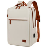 NNEDSZ Off White Waterproof Business Backpack - 31L Capacity, Stylish and Versatile