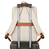 NNEDSZ Off White Waterproof Business Backpack - 31L Capacity, Stylish and Versatile