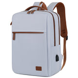 NNEDSZ Light Blue Waterproof Business Backpack - 31L Capacity, Stylish and Versatile