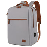 NNEDSZ Gray Waterproof Business Backpack - 31L Capacity, Stylish and Versatile