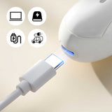 NNEDSZ 2-in-1 Electric Lady Shaver with Precision Tip - Portable and Rechargeable Grooming Tool