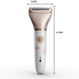 NNEDSZ Elegant Rechargeable Electric Lady Shaver with Replaceable Head - Portable Grooming Solution