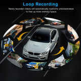NNEDSZ 1080P Dual Dash Cam with Night Vision and G-Sensor - Motion Detection and Loop Recording