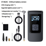 NNEDSZ ST-9624C Advanced Portable Wireless Digital Tire Inflator with USB & Cigarette Lighter Charging, 150 PSI Max Pressure