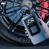 NNEDSZ ST-9624C Advanced Portable Wireless Digital Tire Inflator with USB & Cigarette Lighter Charging, 150 PSI Max Pressure