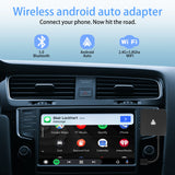 NNEDSZ Car Wireless Android Auto Adapter - Transform Wired to Wireless, Bluetooth 5.0 & 5G WiFi
