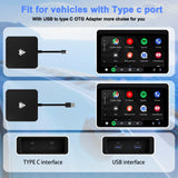 NNEDSZ Car Wireless Android Auto Adapter - Transform Wired to Wireless, Bluetooth 5.0 & 5G WiFi