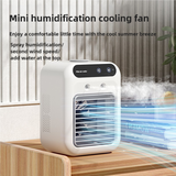 NNEDSZ Portable Mini Air Cooler L7 with 500ml Water Tank and Humidifier Function
