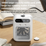 NNEDSZ Portable Mini Air Cooler L7 with 500ml Water Tank and Humidifier Function