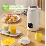 NNEDSZ Multifunctional High-Speed Soy Milk Maker with 1.2L Capacity and Bottom Heating