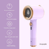 NNEDSZ Iris Purple Handheld Garment Steamer GT-01 - Compact Design with 33W Power