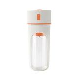 NNEDSZ Orange Portable USB Rechargeable Juicer Bottle - 2-in-1 Blender and Drink Cup, 480mL
