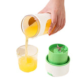 NNEDSZ Orange Portable USB Rechargeable Juicer Bottle - 2-in-1 Blender and Drink Cup, 480mL