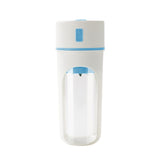NNEDSZ Blue Portable USB Rechargeable Juicer Bottle - 2-in-1 Blender and Drink Cup, 480mL