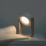 NNEDSZ White Transformable Lantern Desk Lamp with USB Rechargeable Battery - Touch Control, 3 Brightness Levels, 0.3W