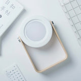 NNEDSZ White Transformable Lantern Desk Lamp with USB Rechargeable Battery - Touch Control, 3 Brightness Levels, 0.3W
