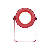 NNEDSZ Red Transformable Lantern Desk Lamp with USB Rechargeable Battery - Touch Control, 3 Brightness Levels, 0.3W