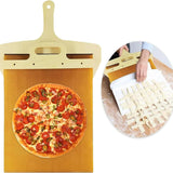 NNEDSZ Non-Stick Flexible Pizza Peel with Handle - Perfect for Baking and Serving, 8 inches 42cm*25.5cm