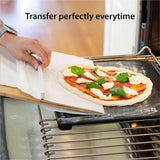 NNEDSZ Non-Stick Flexible Pizza Peel with Handle - Perfect for Baking and Serving, 8 inches 42cm*25.5cm