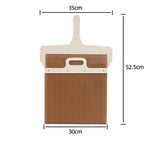 NNEDSZ Non-Stick Flexible Pizza Peel with Handle - Perfect for Baking and Serving, 12 inches 52.5cm*35cm