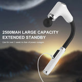 NNEDSZ Long-Handle Percussion Massage Gun - Adjustable Speed Muscle Relaxation Device( Four Massage Heads)