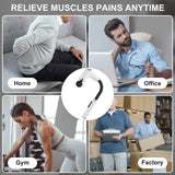 NNEDSZ Long-Handle Percussion Massage Gun - Adjustable Speed Muscle Relaxation Device( Four Massage Heads)