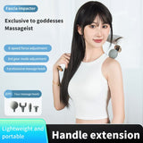 NNEDSZ Gray Portable Elbow Massage Gun - 2000 mAh Muscle Relaxation Tool