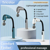 NNEDSZ White Portable Elbow Massage Gun - 1200 mAh Muscle Relaxation Tool