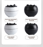 NNEDSZ Volcanic Flame Aroma Diffuser (White Crack Style)- 360ml Ultrasonic Humidifier with 7-Color LED Light and Adjustable Mist for Home and Office