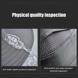 NNEDSZ Dark Gray Outdoor UV Protection Sun Hat with Detachable Face and Neck Flap - Wide Brim, Breathable, and Lightweight