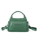 NNEDSZ Green Waterproof Nylon Crossbody Bag - Lightweight and Adjustable Strap Shoulder Bag for Women