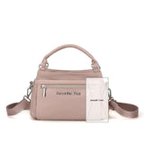 NNEDSZ Green Waterproof Nylon Crossbody Bag - Lightweight and Adjustable Strap Shoulder Bag for Women