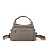 NNEDSZ Caramel Color Waterproof Nylon Crossbody Bag - Lightweight and Adjustable Strap Shoulder Bag for Women