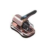 NNEDSZ Gold Handheld Dust Mite Vacuum Cleaner - Cordless, High Suction Power, USB Rechargeable