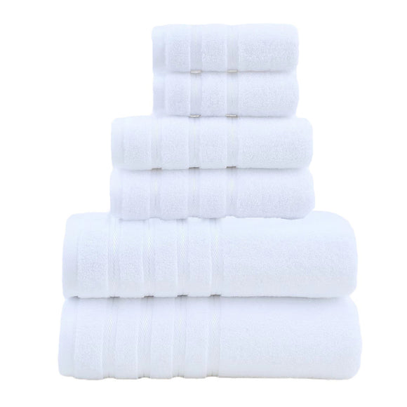 NNEDSZ White Luxury Cotton Towel Set - 36-Piece Ultra-Soft Bath, Hand, and Washcloth Set