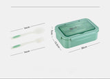 NNEDSZ 2 PCS Pink Multipurpose Lunch Box with Spoon and Fork
